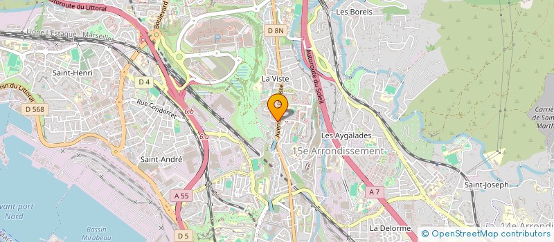 localisation de l'entreprise DB RENOVATION à MARSEILLE