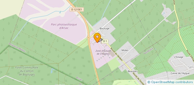localisation de l'entreprise DB S à ARSAC
