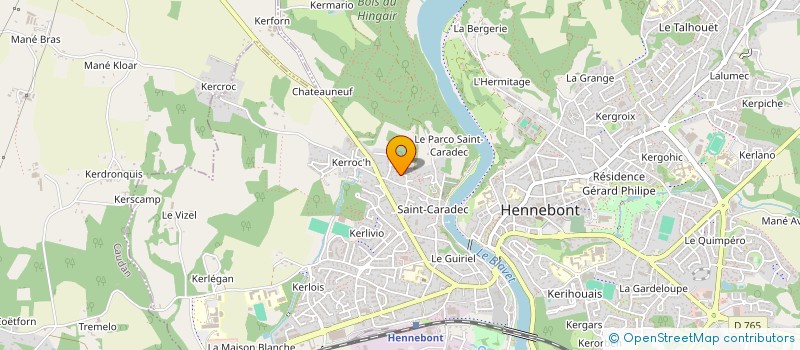 localisation de l'entreprise DB SAILING  HENNEBONT