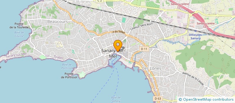 localisation de l'entreprise DB SANARY à SANARY-SUR-MER