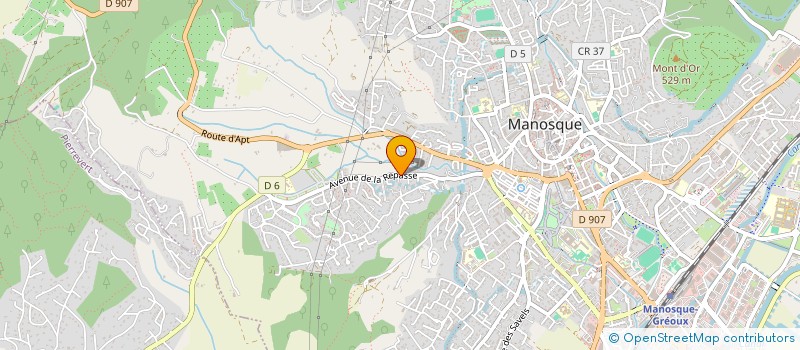 localisation de l'entreprise DB SERVICES à MANOSQUE
