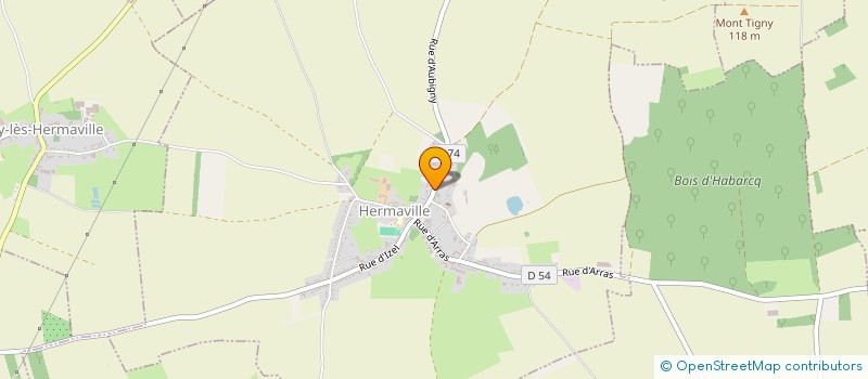 localisation de l'entreprise DB SERVICES  HERMAVILLE