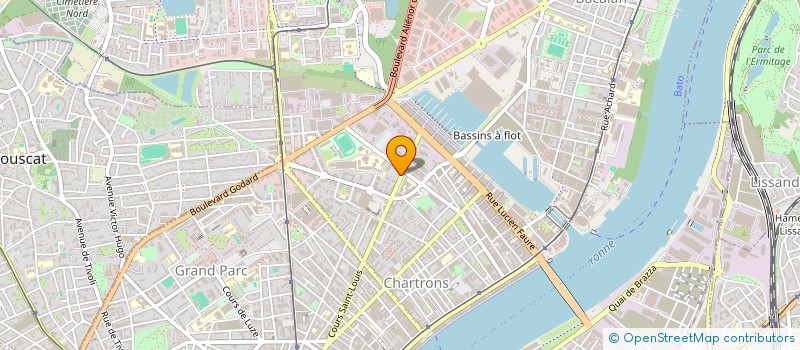 localisation de l'entreprise DB SERVICES  BORDEAUX