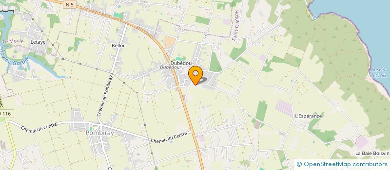 localisation de l'entreprise DB SPERANZA  SAINT-FRANCOIS