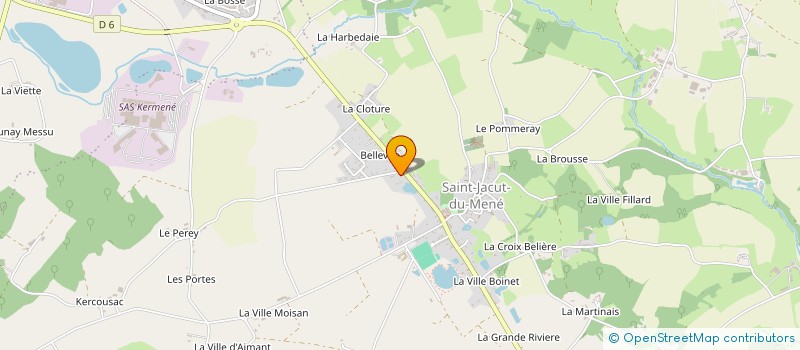 localisation de l'entreprise DB STORES à LE MENE