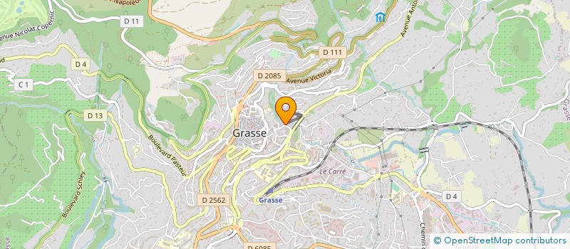 localisation de l'entreprise DB SYSTEM à GRASSE