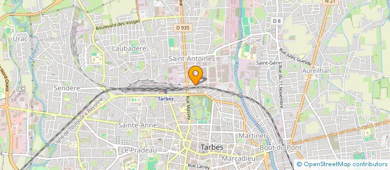 localisation de l'entreprise DB TARBES  TARBES