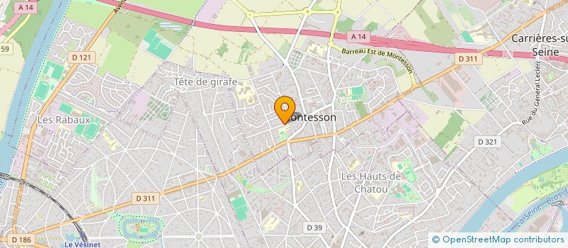 localisation de l'entreprise DB TEAM & CO à MONTESSON