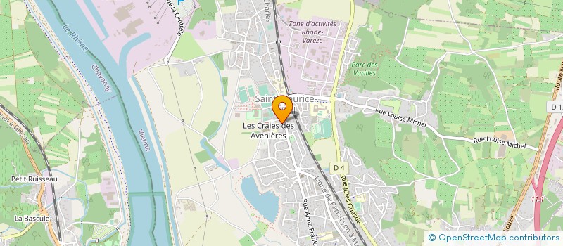 localisation de l'entreprise DB.TELECOM à SAINT-MAURICE-L'EXIL