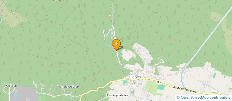 localisation de l'entreprise DB TERRASSEMENT  SIGNES