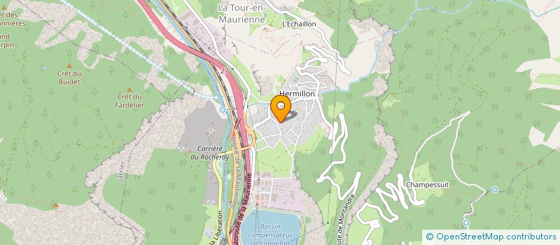 localisation de l'entreprise DB TOPO  LA TOUR-EN-MAURIENNE