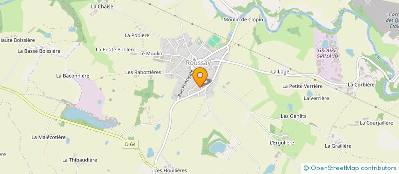 localisation de l'entreprise DB TRANS  SEVREMOINE