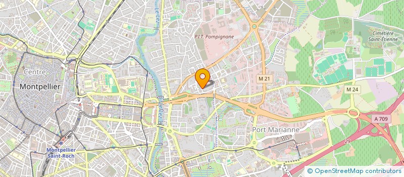 localisation de l'entreprise DB WELLNESS à MONTPELLIER