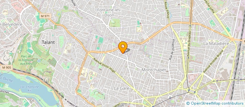 localisation de l'entreprise DB19 IMMO à DIJON
