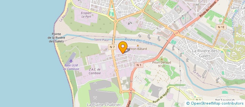 localisation de l'entreprise DB2E à SAINT-PAUL