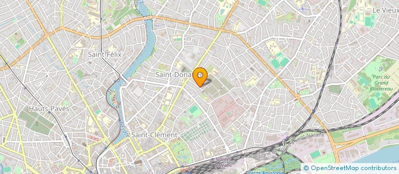 localisation de l'entreprise DB2F  NANTES