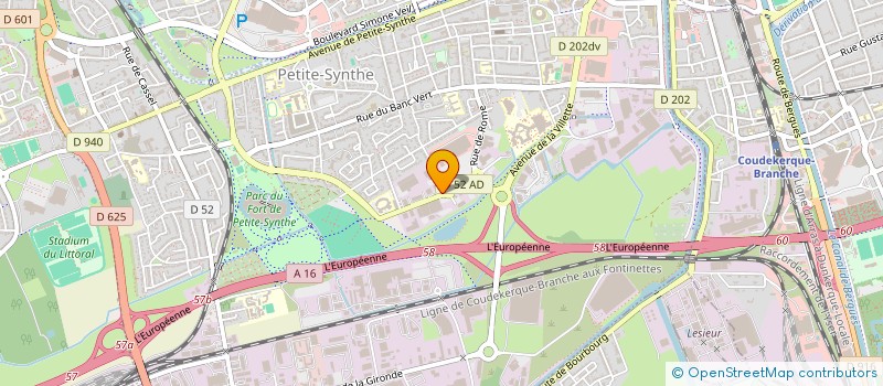 localisation de l'entreprise DB2I à DUNKERQUE