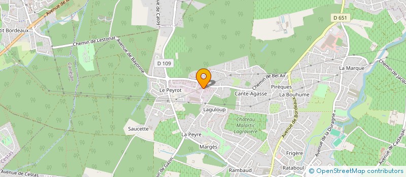 localisation de l'entreprise DB2L à LEOGNAN