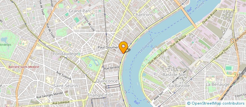 localisation de l'entreprise DB2T  BORDEAUX