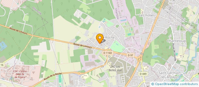 localisation de l'entreprise DB4  OLLAINVILLE