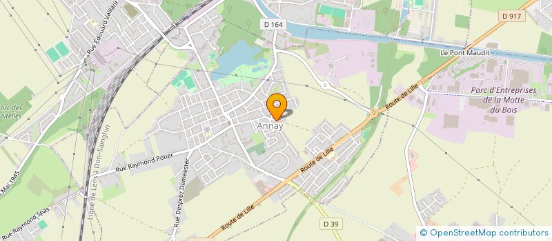 localisation de l'entreprise DB4S  ANNAY