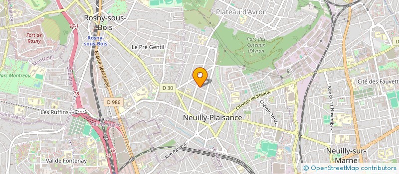 localisation de l'entreprise DB5  NEUILLY-PLAISANCE