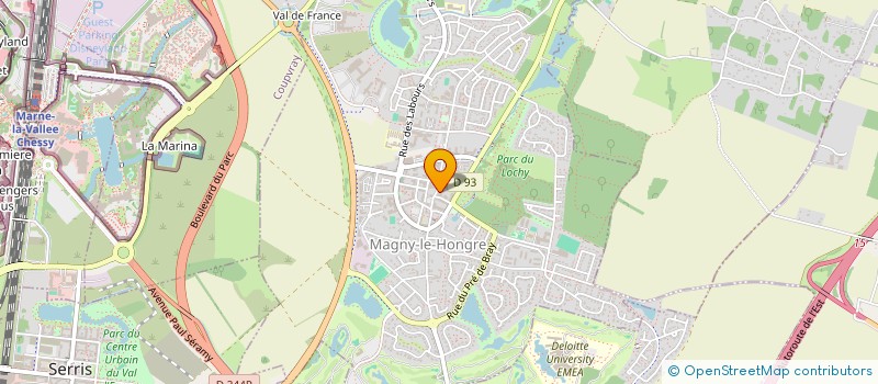 localisation de l'entreprise DB9  MAGNY-LE-HONGRE