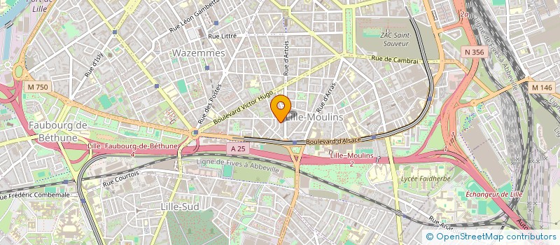 localisation de l'entreprise DB94-TWO à LILLE