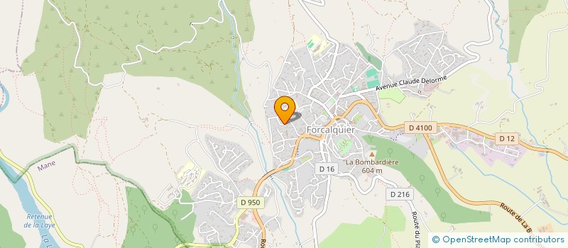 localisation de l'entreprise DBA  FORCALQUIER