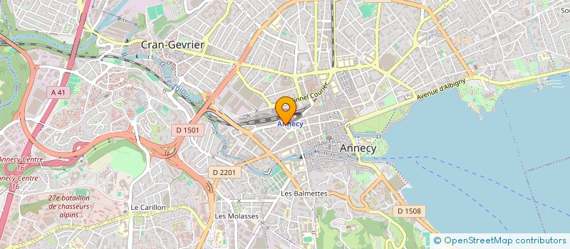 localisation de l'entreprise DBA-AUTO à ANNECY