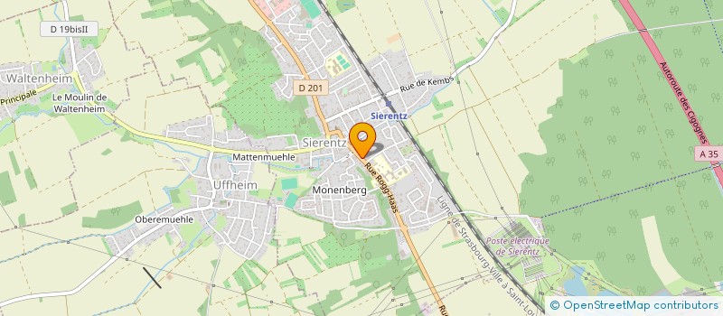 localisation de l'entreprise DBA SOFTWARE  SIERENTZ