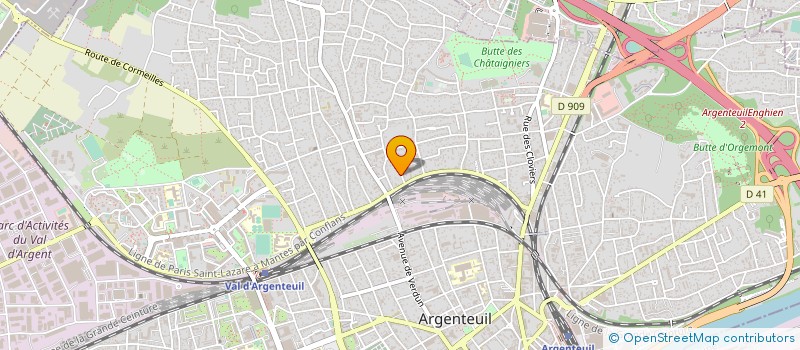 localisation de l'entreprise DBA SOLUTIONS - DBA-S  ARGENTEUIL