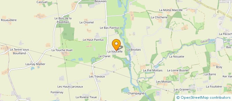 localisation de l'entreprise DBAM  GEVEZE