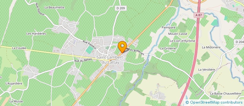 localisation de l'entreprise DBAP  VAL-DU-LAYON