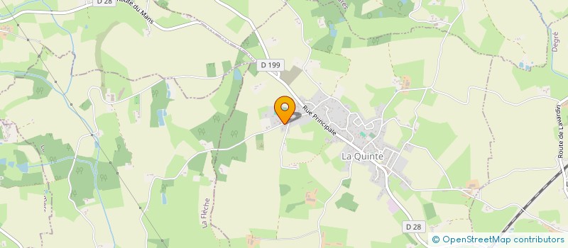 localisation de l'entreprise DBARCE  LA QUINTE