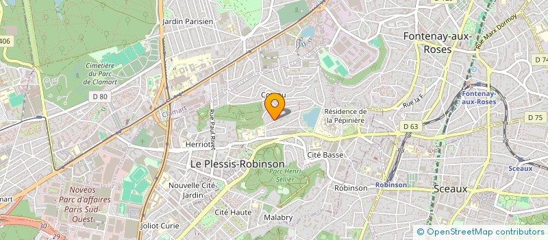 localisation de l'entreprise DBASSO CONSEIL à LE PLESSIS-ROBINSON