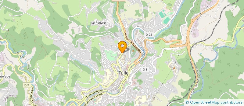 localisation de l'entreprise DBAT à TULLE