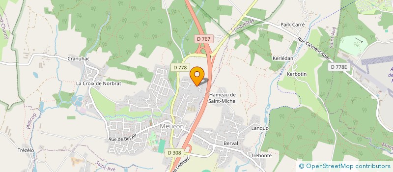 localisation de l'entreprise DBAT  SAINT-AVE