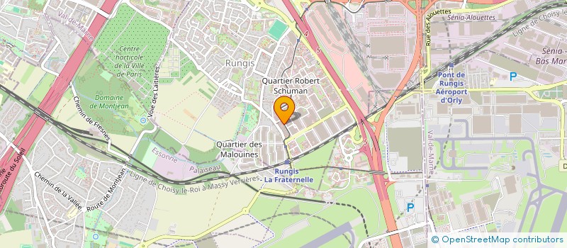 localisation de l'entreprise DBAYLUX à RUNGIS
