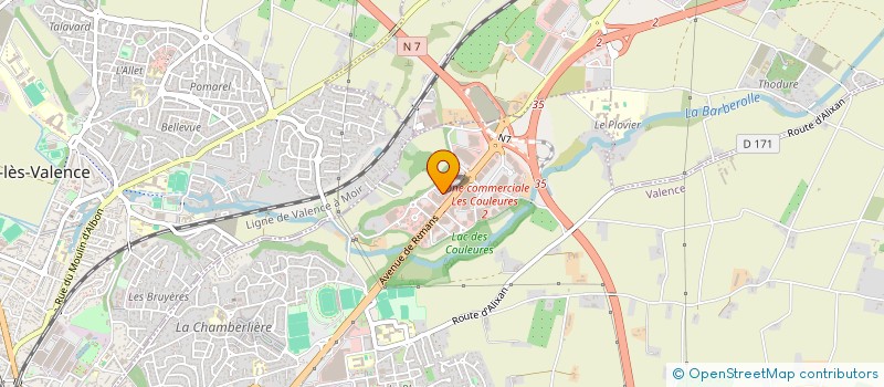 localisation de l'entreprise DBAZARD  VALENCE