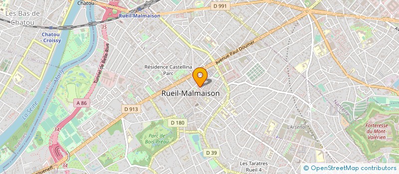 localisation de l'entreprise DBB à RUEIL-MALMAISON