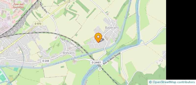 localisation de l'entreprise DBB REAL ESTATE  BAVERANS