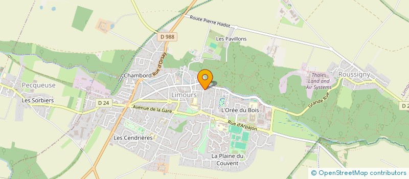 localisation de l'entreprise DBBOUCHON à LIMOURS
