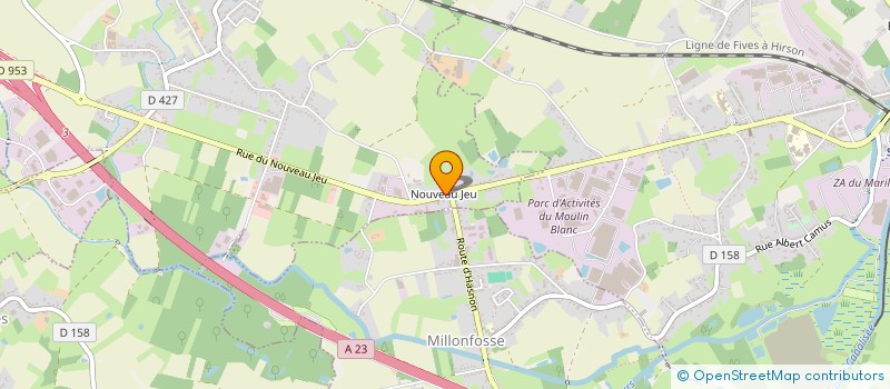 localisation de l'entreprise DBC  ROSULT