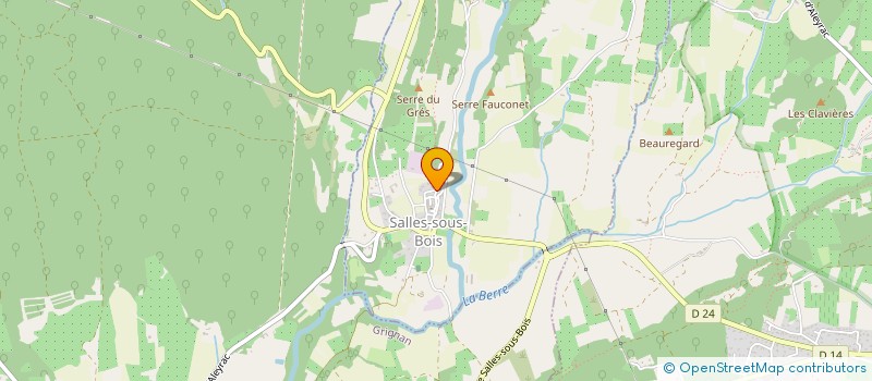 localisation de l'entreprise DBC  SALLES-SOUS-BOIS