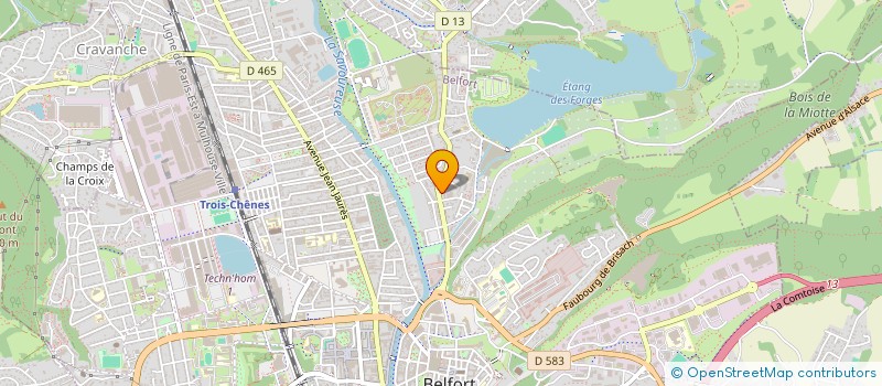 localisation de l'entreprise DBC BATIMENT  BELFORT