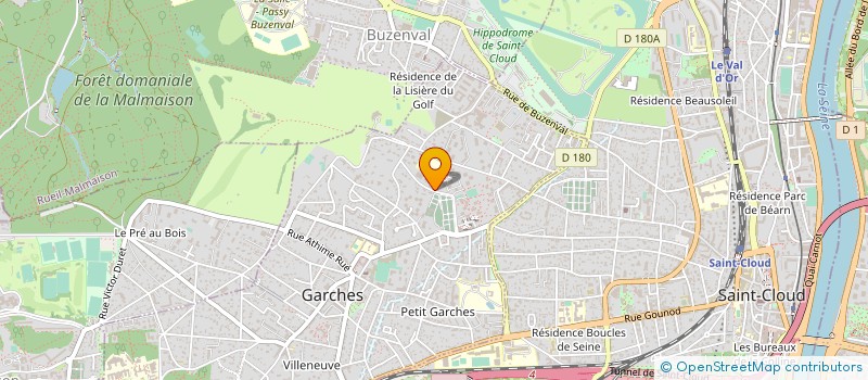 localisation de l'entreprise DBC&C à GARCHES