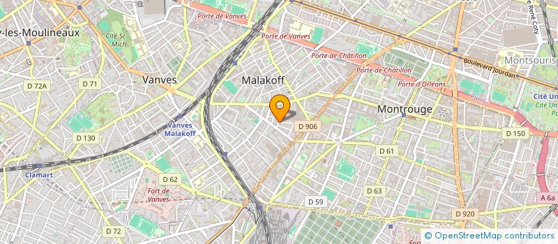 localisation de l'entreprise DBC (DIRECT BUSINESS CONSUMERS) à MALAKOFF