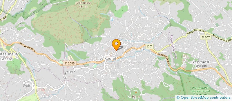 localisation de l'entreprise DBC IMMO  LE ROURET