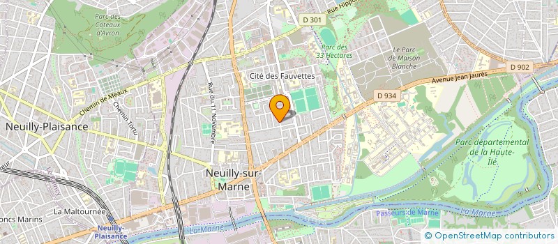 localisation de l'entreprise DBC MULTI SERVICES à NEUILLY-SUR-MARNE